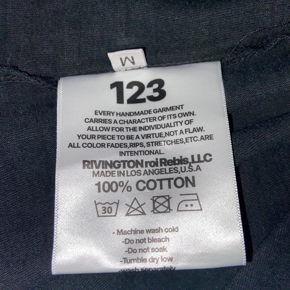 RIVINGTON roi Rebis C.V.A 123 Tee M Oversized UNI​​​ - Picture 11 of 11